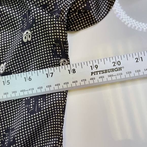 NWT Iceberg Felix Cat Button-Up Silk Blouse Top 42 - Picture 10 of 12